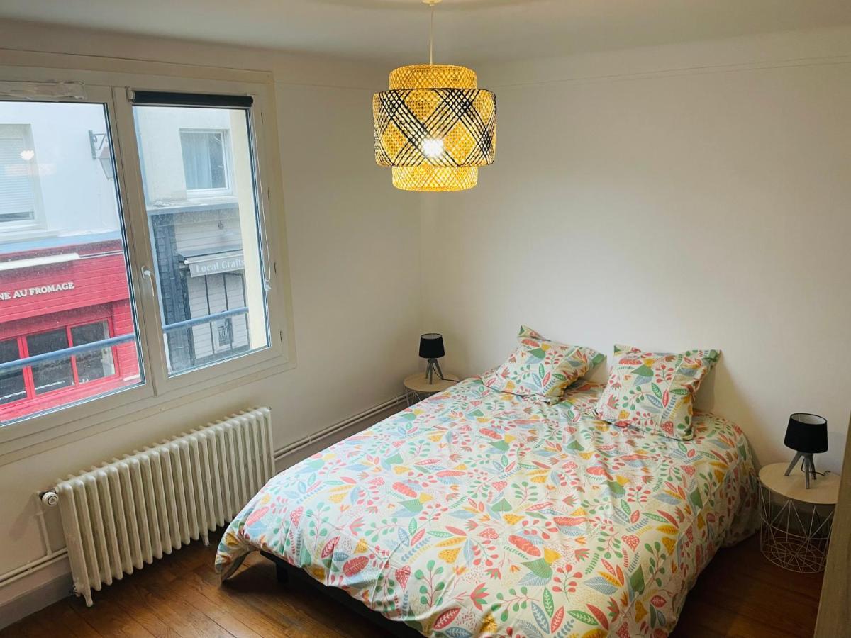 Charmant Appartement De Coeur De Ville - 2 Chambres Lits Queen Size - Netflix - Wifi 瑟堡 外观 照片