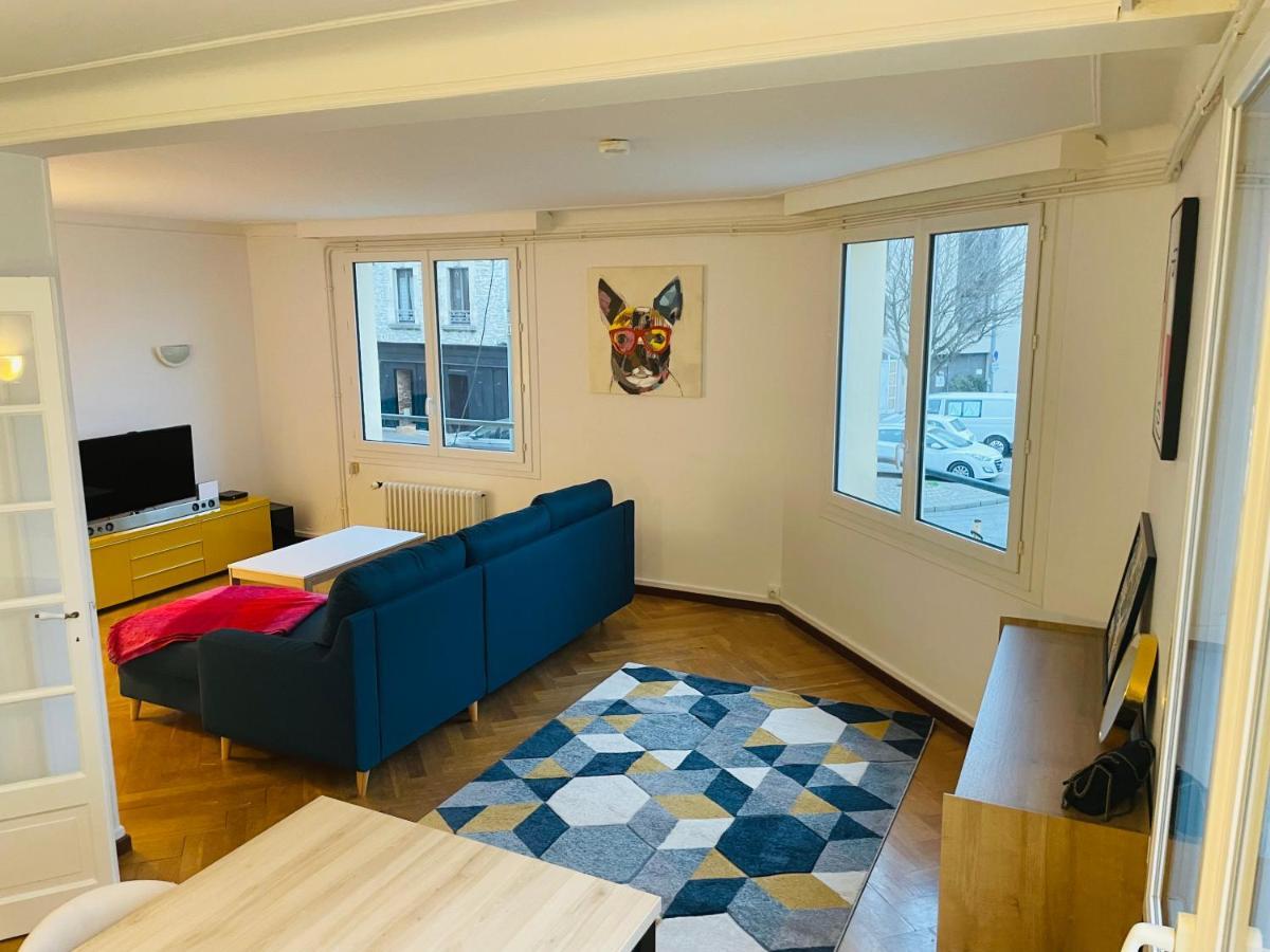 Charmant Appartement De Coeur De Ville - 2 Chambres Lits Queen Size - Netflix - Wifi 瑟堡 外观 照片